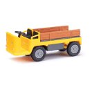 Busch 210010021 E-Karre Balkancar, mit Bordwand, gelb...