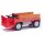 Busch 210010022 E-Karre Balkancar, mit Bordwand, rot  Maßstab 1:87
