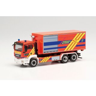 Herpa 096768 MAN TGS XL Wechsellader-LKW, FW Metzingen  Maßstab 1:87