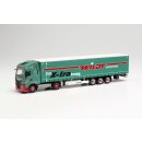 Herpa 314947 Iveco S-Way LNG Gardinenplanen-Sattelzug...