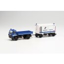 Herpa 315050 MB SK`88 Kipper mit Anhänger, THW...