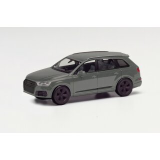 Herpa 420969 Audi Q7, nardograu mit schwarzen Felgen Maßstab 1:87