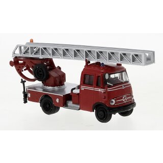 Brekina 36075 Mercedes Benz L 319 DL 18, rot/schwarz Maßstab: 1:87
