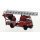 Brekina 36075 Mercedes Benz L 319 DL 18, rot/schwarz Maßstab: 1:87