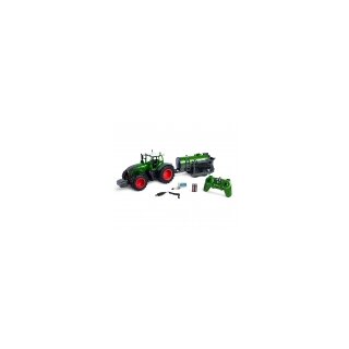 Carson 500907344 Maßstab:  1:16 RC Traktor m.Tankwag.2.4G 100% grün