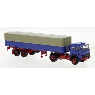 Brekina 83250 Magirus 310 D 16 PP-Sattelzug, blau Maßstab: 1:87