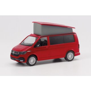 Herpa 096805 VW T6.1 California Ocean, kirschrot  Maßstab 1:87