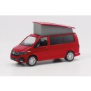 Herpa 096805 VW T6.1 California Ocean, kirschrot...