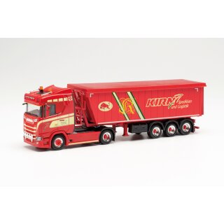 Herpa 314732 Scania CS 20 ND Stöffelliner-Sattelzug, Hans Kirn Transporte  Maßstab 1:87