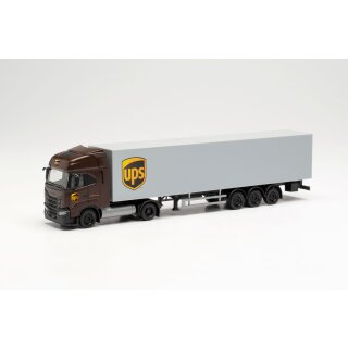 Herpa 315036 Iveco S-Way LNG Koffer-Sattelzug, UPS  Maßstab 1:87