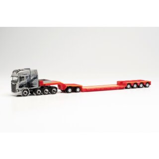 Herpa 315159 Scania CS 20 HD Pendel-X-Sattelzug mit Interdolly, Esser Schwertransporte Maßstab 1:87