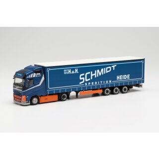 Herpa 315371 Volvo FH Gl. 2020 Lowliner-Sattelzug, Schmidt Heide  Maßstab 1:87