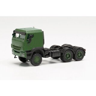 Herpa 746892 Iveco Trakker geschützt 6x6 Sattelzugmaschine, Bundeswehr Maßstab 1:87