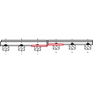 Piko 55294 Spur H0 Schienenverbinder mit Niveau-Ausgleich, 6 Stck.