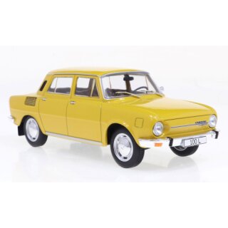 WhiteBox WB124139  Skoda 100L, gelb, 1974   Maßstab: 1:24