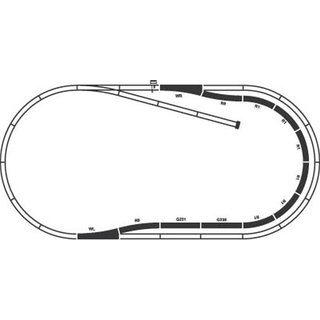 Piko 55320 Spur H0 Gleis-Set C, Bahnhofs-Set