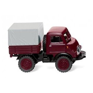 Wiking 036805 Unimog U 402 - weinrot  Maßstab 1:87