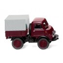 Wiking 036805 Unimog U 402 - weinrot  Maßstab 1:87