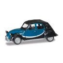 *Herpa 020817-006 Citroen 2 CV Charleston, blau/schwarz...
