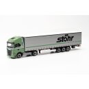 Herpa 315227 Iveco S-Way LNG Gardinenplanen-Sattelzug...