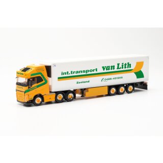 Herpa 315456 Volvo FH Gl. XL 2020 6x2 Kühlkoffer-Sattelzug, Van Lith (NL)  Maßstab 1:87