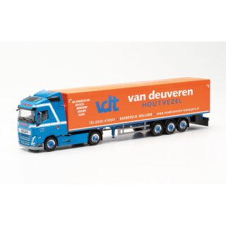 Herpa 315463 Volvo FH Gl.2020 Schubboden-Sattelzug, van Deuveren (NL)  Maßstab 1:87