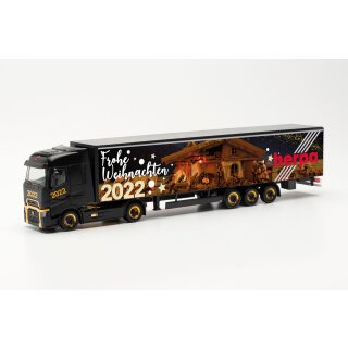 Herpa 315470 Renault T facelift Koffer-Sattelzug 15m, Herpa Weihnachtsmodell 2022  Maßstab 1:87