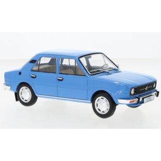 WhiteBox WB124140  Skoda 105L, hellblau, 1976  Maßstab: 1:24