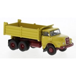 Brekina 78102 MAN 26.280 DHAK, dunkelgelb, 1972 Maßstab: 1:87