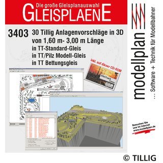 Tillig 09546 TT Gleispläne II (USB-Stick)