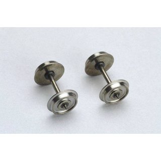 Piko 56051 Spur H0 Gleichstromradsatz (2 Stck.), 2 x Isolierbuchse 11,3 mm
