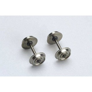 Piko 56053 Spur H0 Gleichstromradsatz (2 Stck.), 2 x Isolierbuchse 10,3 mm