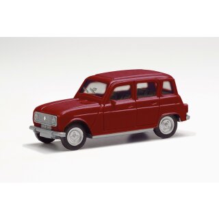 Herpa 020190-008 Renault R4, weinrot  Maßstab 1:87