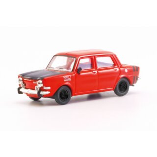 *Herpa 024358-003 Simca Rallye II, rot / Felgen schwarz  Maßstab 1:87