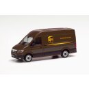 Herpa 097123 MAN eTGE Kasten HD, UPS (NL)  Maßstab...