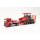 *Herpa 314664 MB Actros CS Tieflade-Sattelzug, Vögele Deckenfertiger, Kutter  Maßstab 1:87