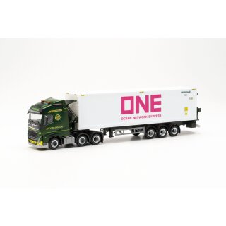 Herpa 315531 Volvo FH Gl. 20 6x2 Container-Seitenlader, Ancotrans  Maßstab 1:87