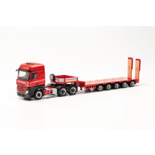 Herpa 315579 MB Actros´18 Semitieflade-Sattelzug,  Morschhäuser  Maßstab 1:87