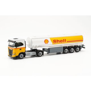 Herpa 315685 Iveco S-Way ND LNG Benzintank-Sattelzug, Shell  Maßstab 1:87
