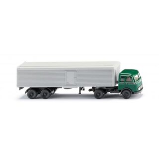 Wiking 055601 MB Pullmann Koffersattelzug, moosgrün  Maßstab 1:87