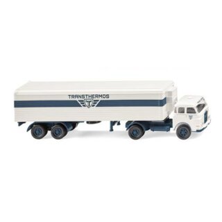 Wiking 055602 MAN Pausbacke Kühlkoffersattelzug, Transthermos Maßstab 1:87