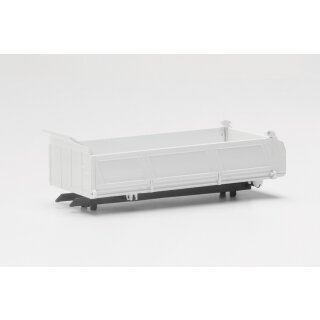 Herpa 085472 TS Meiller Kippmulde für 4achs Kipper, weiß (2 Stück) Maßstab 1:87