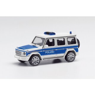 Herpa 097222 MB G-Klasse, Polizei Brandenburg Land  Maßstab 1:87