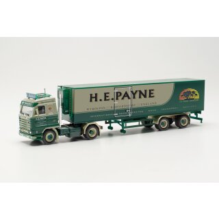 *Herpa 315661 Scania 143 Kühlkoffer-Sattelzug, H.E. PAYNE (GB) Maßstab 1:87