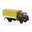 Brekina 30616 Robur LO 2501 PP, dunkelrot/schwarz, 1961...