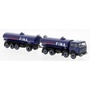 Brekina 58554 Fiat 691 Millepiedi, Tankzug, FINA...