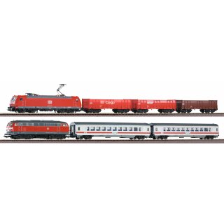 Piko 59014 Spur H0 PIKO SmartControl WLAN 2-Zug Start-Set, DB AG, Ep. VI,  BR185 + BR 218