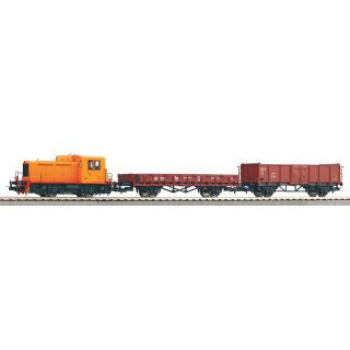Piko 59101 Spur H0 PIKO SmartControl WLAN Set mit Bettungsgleis, DR, Ep. IV Güterzug mit TGK2