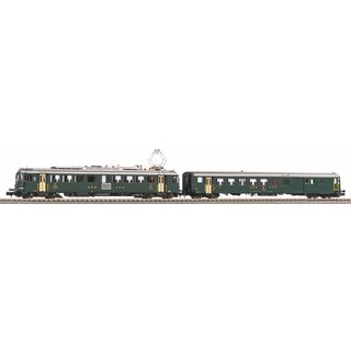 Piko 94166 Spur N- 2er Set E-Triebwagen Rbe 4/4, SBB, Ep. IV + Bt