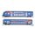 Tillig 01064 2er Set Doppelstockwagen mit Steuerwagen, SRI, Ep.VI  Spur TT